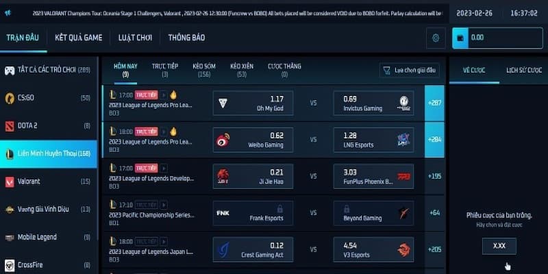 Cá Cược Liên Minh Huyền Thoại 78WIN – Trò Chơi Hấp Dẫn 7 Tổng hợp các loại kèo Liên Minh Huyền Thoại phổ biến